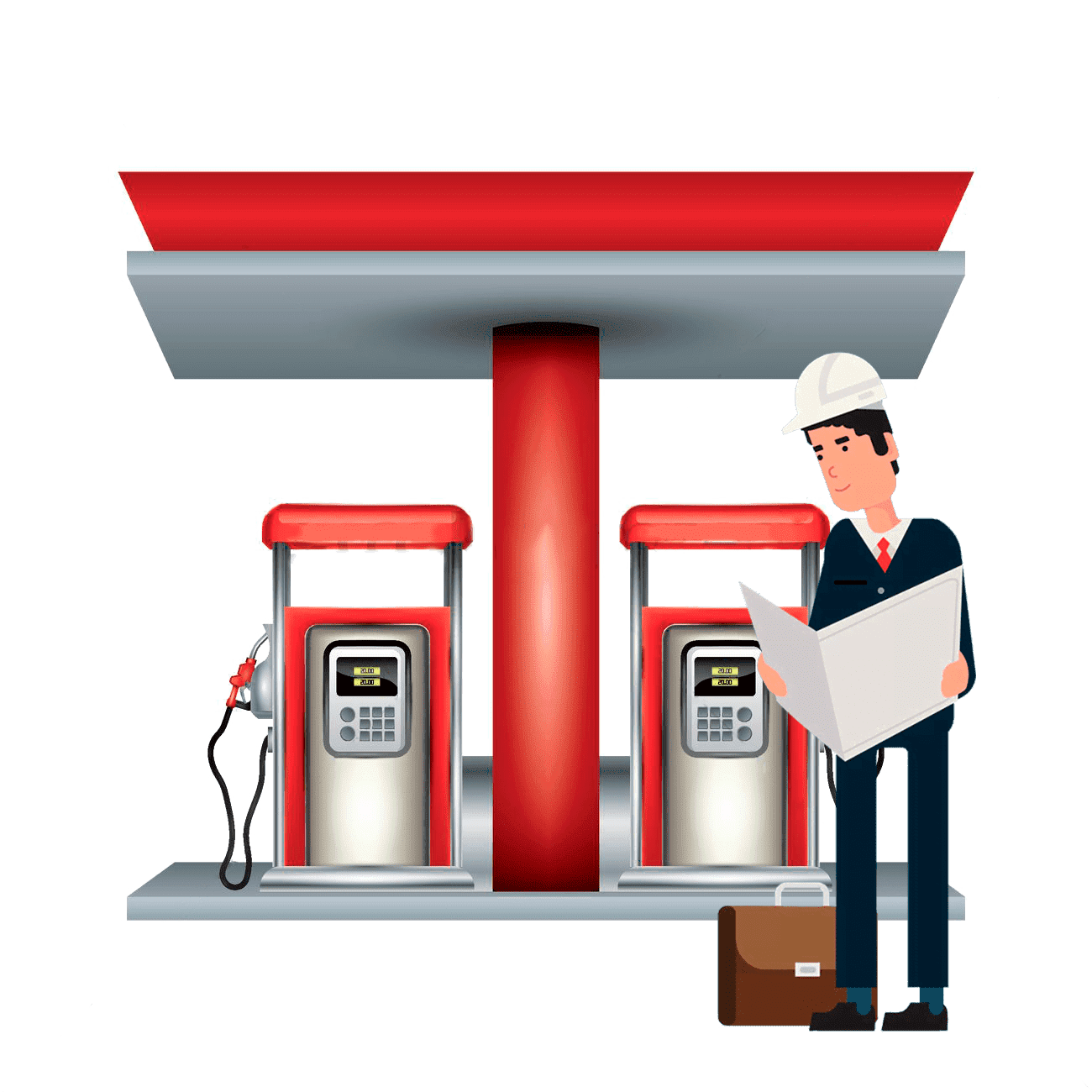 Gas station maintenance